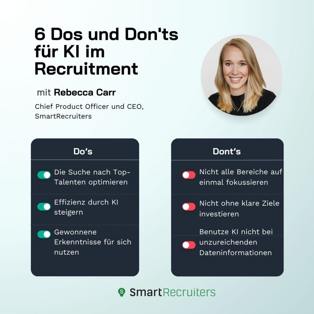 Technologie und Empathie verbinden: 6 Dos und Don’ts für KI im Recruitment
